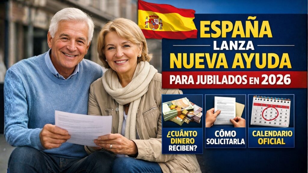 España Lanza Nueva Ayuda para Jubilados en 2026: Cuánto Dinero Reciben, Cómo Solicitarla y Calendario Oficial