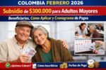 Subsidio de $300.000 para Adultos Mayores en Colombia – Febrero 2026